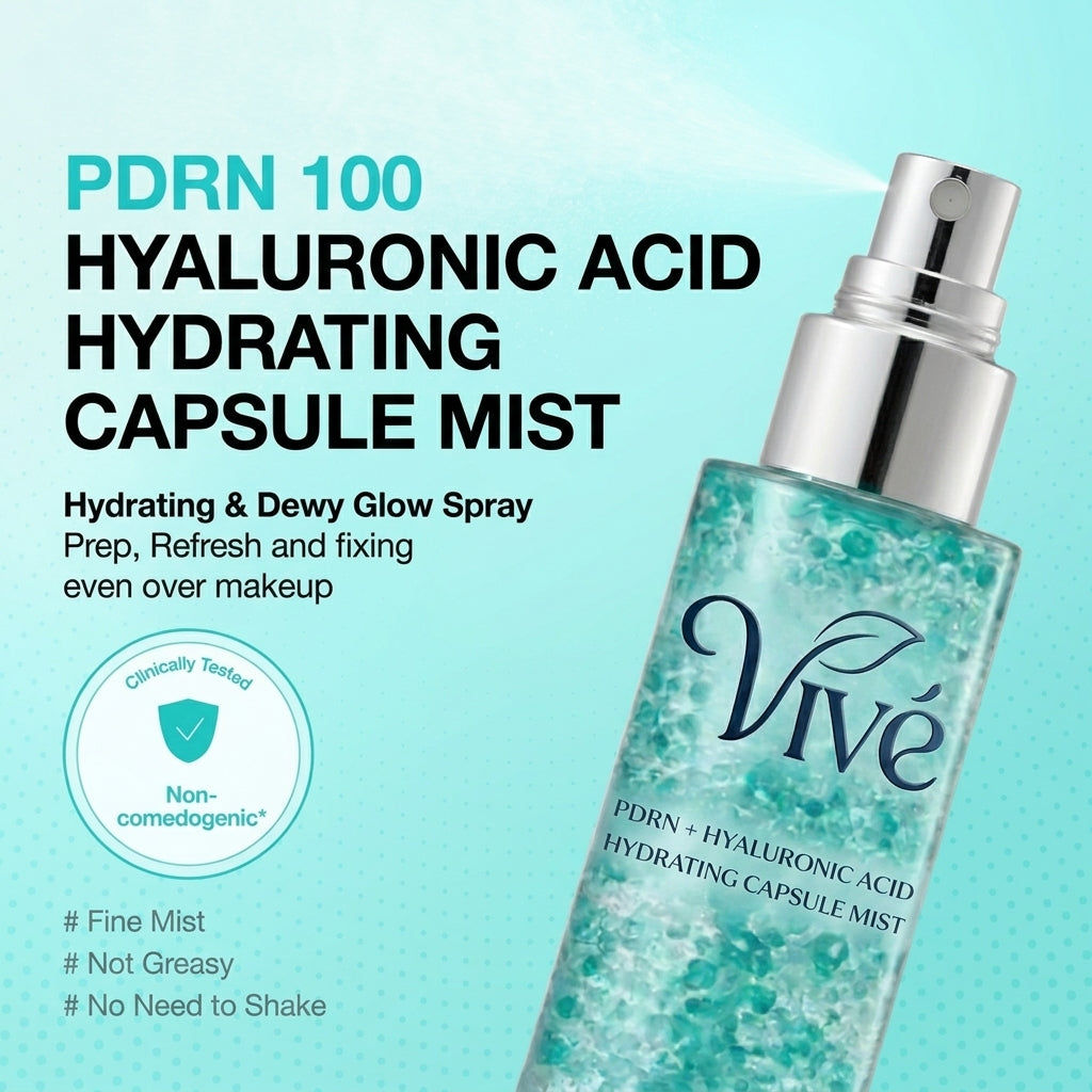 Vivé PDRN Collagen Glow Facial Serum Spray™
