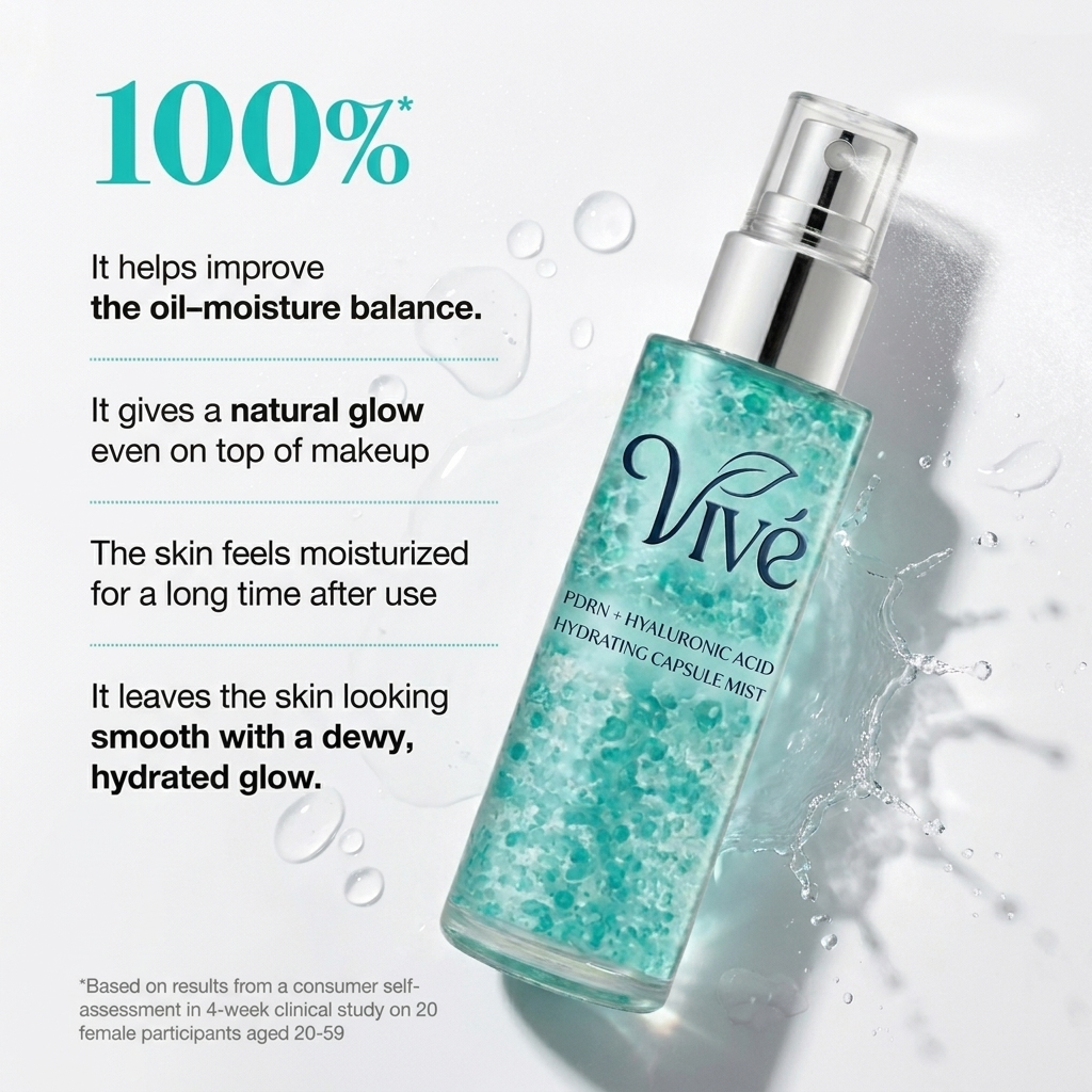 Vivé PDRN Collagen Glow Facial Serum Spray™