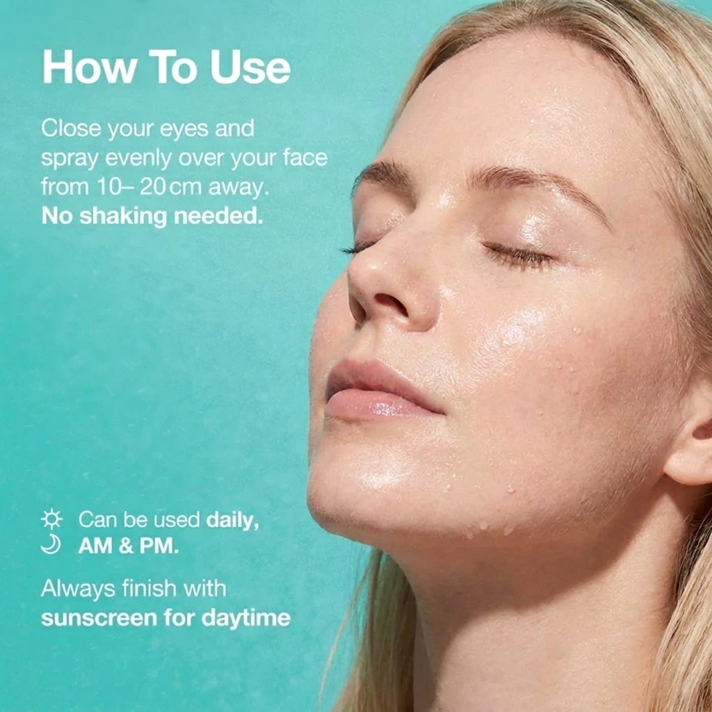 Vivé PDRN Collagen Glow Facial Serum Spray™